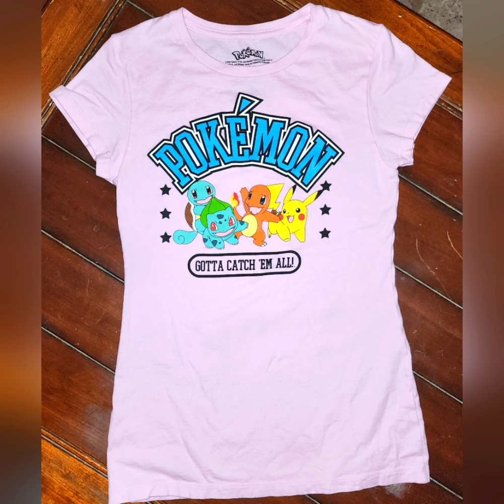 Kids Pink Pokemon Tshirt